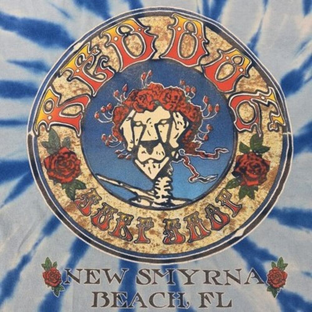 Vintage Red Dog Surf Shop New Smyrna Beach FL Tie Dye T Shirt Mens Small Tee